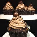 Cupcake crujiente de Mocha y doble Chocolate