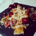 Ensalada de Cous-Cous,Pollo Frito y Cerezas