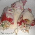 GRATINADO DE PIQUILLOS RELLENOS DE GULAS