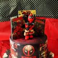Deadpool Chocolate Layer Cake