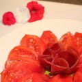 Ensalada de Tomate con  mojama
