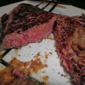 Alcatra con salsa de mostaza y ron