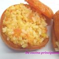 Tomates rellenos de arroz. Cox.