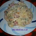 espirales a la carbonara con salchichas[...]
