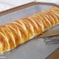 Trenza de jamón y queso