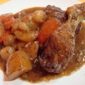 Pollo al vino tinto