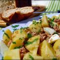Aliño de patatas y pan básico (panificadora)