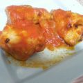Bonito o atún con tomate y pimiento