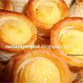 Mini vols au vent de crema de limón