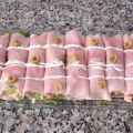 Canelones fríos de jamón