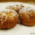 Bombas de mermelada de fresa.