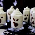FANTASMAS DE MOUSSE DE CHOCOLATE PARA HALLOWEEN