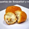 Croquetas de queso Roquefort y nueces
