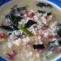 rico arroz con espinacas