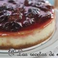 Tarta de queso con higos en almíbar