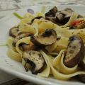 Tagliatelle con Portobello y Guindilla