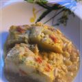 Bacalao con pasas y piñones