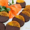 NARANJAS CONFITADAS CON CHOCOLATE