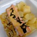 SALMÓN CON MANDARINA Y MOSTAZA