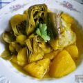 Patatas con alcachofas