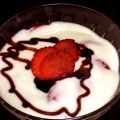 Fresas con yogur