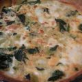 Quiché de verduras con queso feta