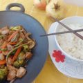 WOK DE CERDO CON VERDURAS