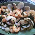 

Gambas y almejas al ajillo Olla GM


