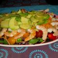 ENSALADA DE AGUACATE Y LANGOSTINOS CON LIMA