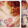 Muffins de chips de chocolate