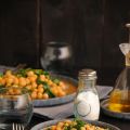 Garbanzos al pimentón con espinacas