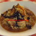 Arroz con setas silvestres y pollo