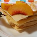 OBLEAS CON CREMA DE MELOCOTÓN (CON HELADERA)