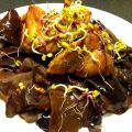 Tataki de atún con setas