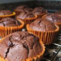 Muffins de chocolate y calabaza