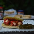 Gyros rellenos de guindillas con queso feta y[...]