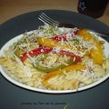 PASTA CON PIMIENTOS DE COLORES