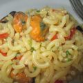 Fideos con mejillones