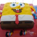 TARTA Y GALLETAS BOB ESPONJA