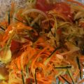 Ensalada de tallarines de calabacín
