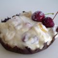 Tentación: crema y fruta