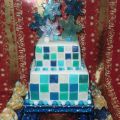 Tarta fondant de ¡¡Feliz Navidad!! (mosaico[...]
