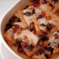 PACCHERI AL FORNO CON MOZZARELLA E ACCIUGHE