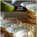 Tartaletas de yogur y lima
