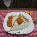 Dorada con pisto.