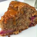 Bizcocho de plátano y fresas. Con crema de[...]