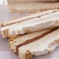Postre de chocolate y mantequilla de maní