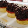 BOCADO DE PATATA, PIQUILLO Y MORCILLA