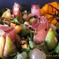 ENSALADA DE HIGOS CON JAMÓN Y UVAS CON QUESO