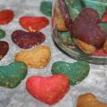 Heart cookies in a jar